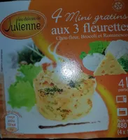 Mini gratins aux 3 fleurettes