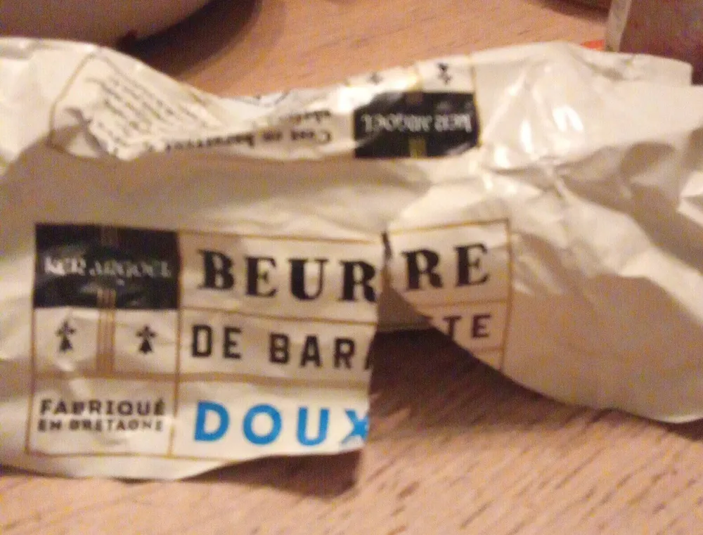 Beurre de baratte doux