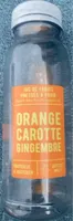 Jus de fruits orange carotte gingembre