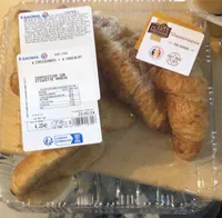 4 croissants + 4 chocolats