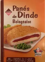 Panés de dinde bolognaise