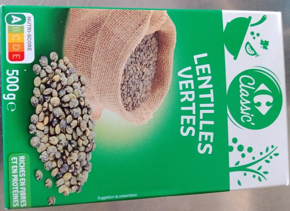 Lentilles vertes