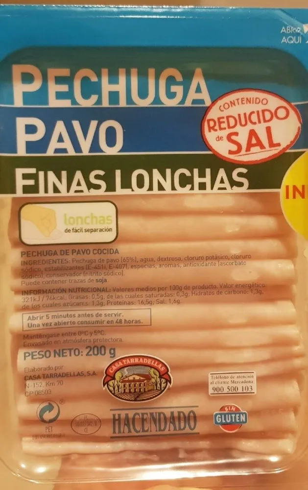 Pechuga pavo