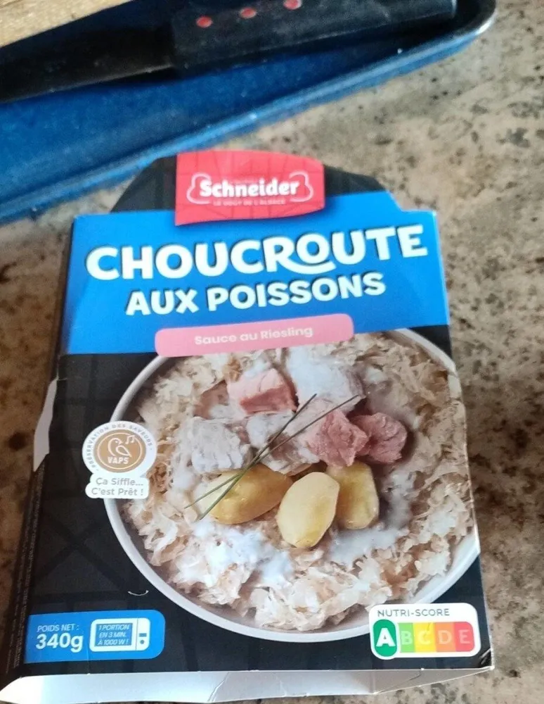 Choucroute aux poissons