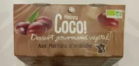 Dessert gourmand végétal aux marrons d'Ardèche