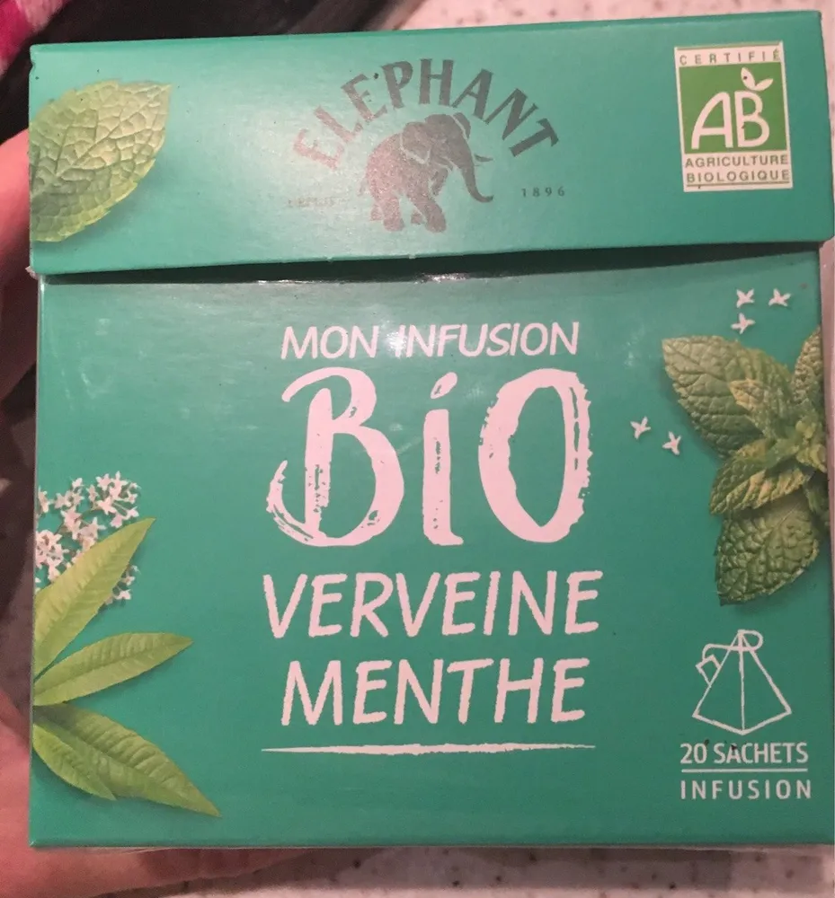 Mon infusion bio verveine menthe