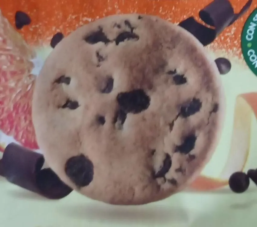 Frollini con gocce di cioccolato earancia