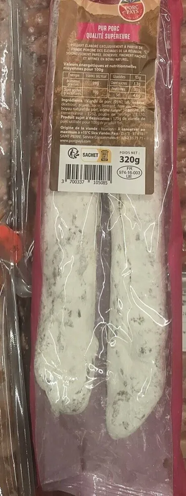 2 saucisses sèches