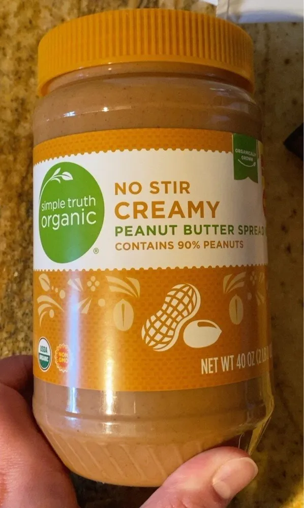 No stir creamy peanut butter spread