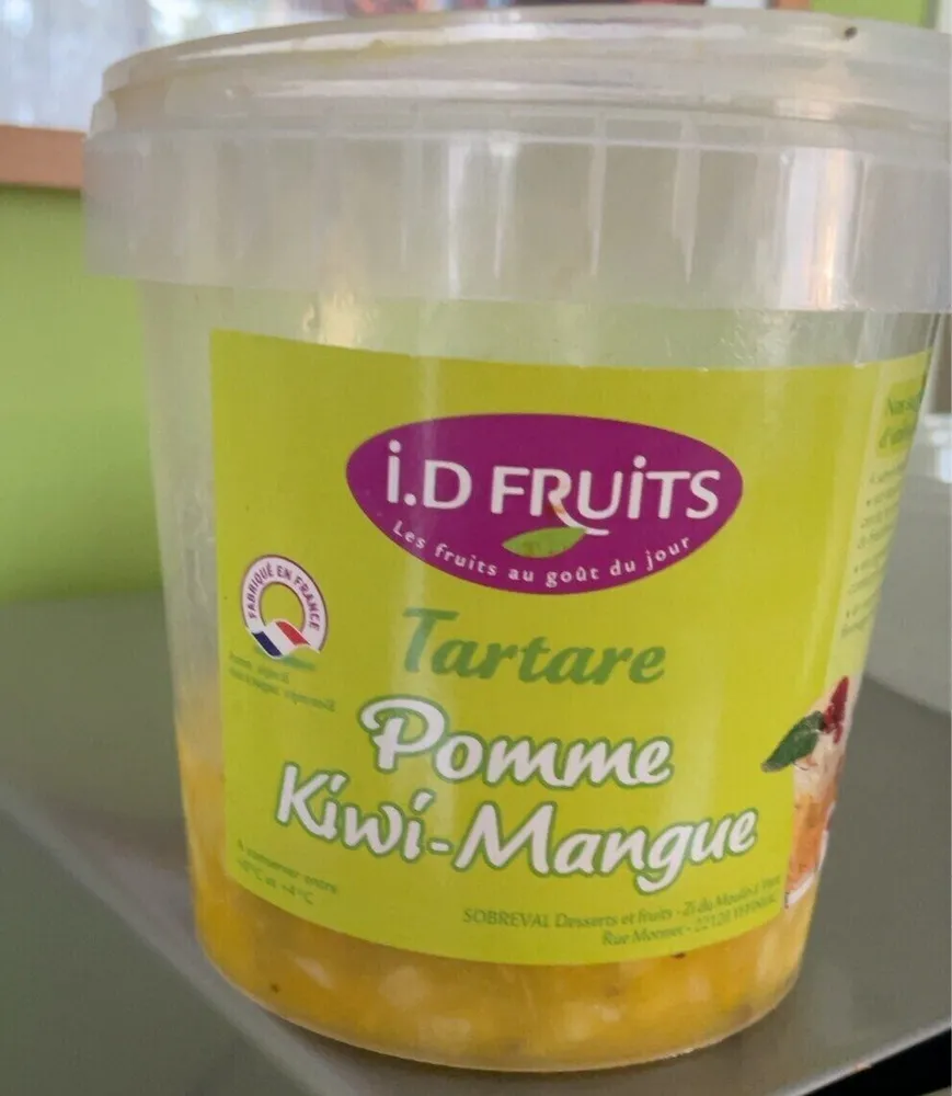 Tartare Pomme Kiwi Mangue