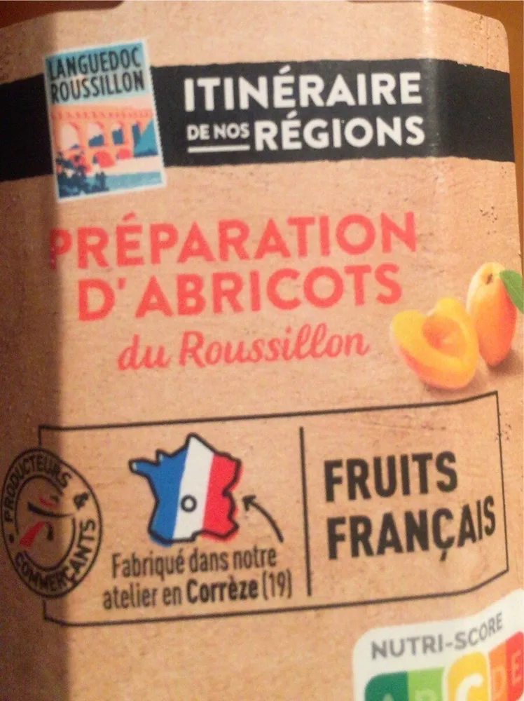Preparation d’abricot du roussillon