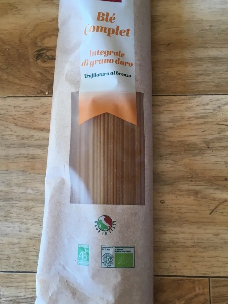 Pâtes blé complet