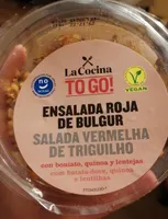 Ensalada roja de bulgur