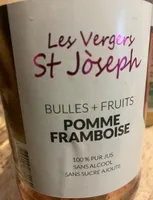 Bulles + fruits pomme framboise
