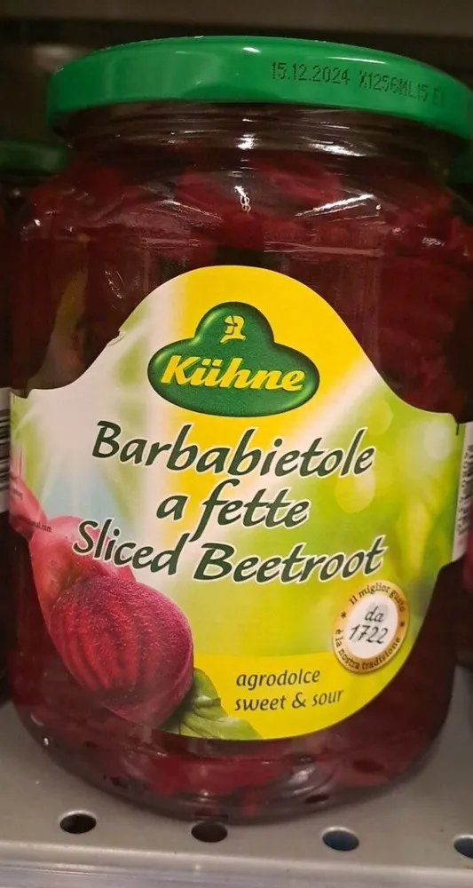 Barbabietole a fette