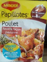 Papillotes poulet façon paysanne