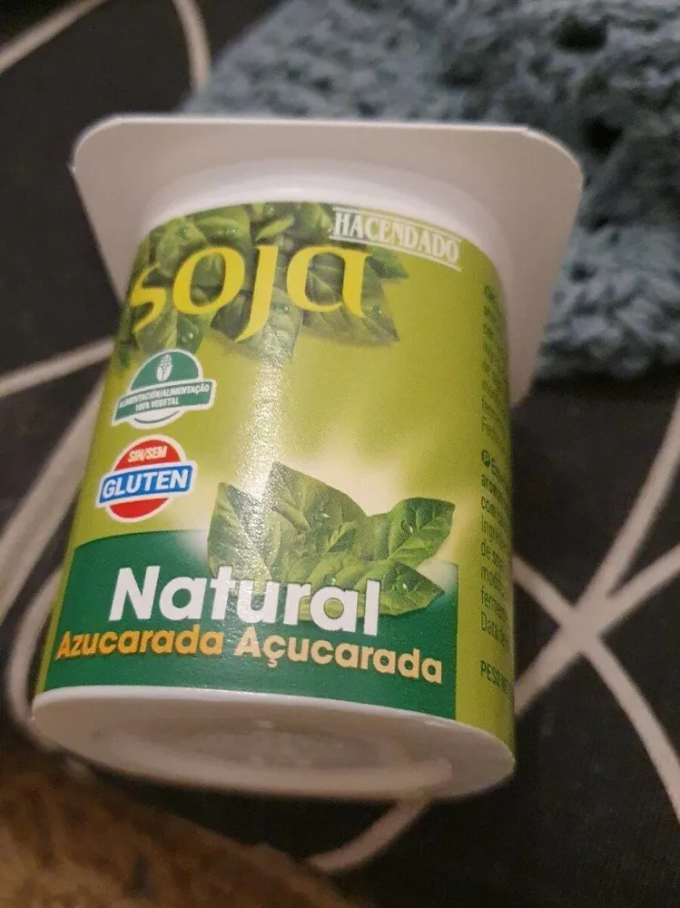 Yogur de soja natural