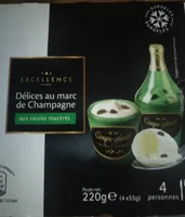 Délices au Marc de champagne aux raisins macérés