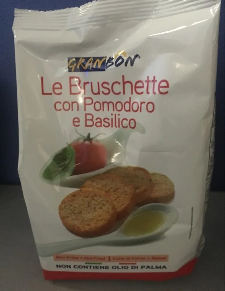 Bruschette con pomodoro e basilico