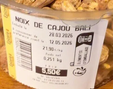 Noix de cajoux