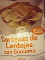 Cortezas de lentejas con cúrcuma