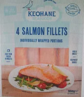 4 SALMON FILLETS