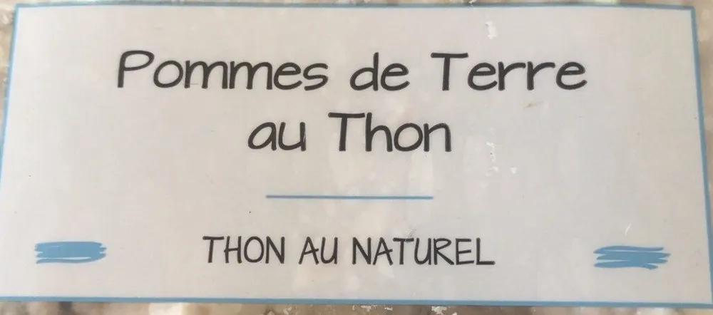 Salade pomme de terre au thon