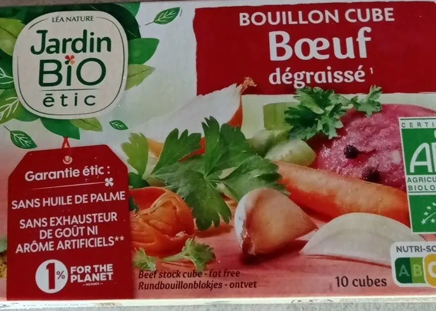 Bouillon cube Boeuf dégraissé