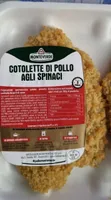 Cotolette di pollo agli spinaci