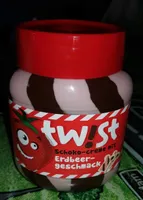 Twist schoko-creme mit erdbeer-geschmack