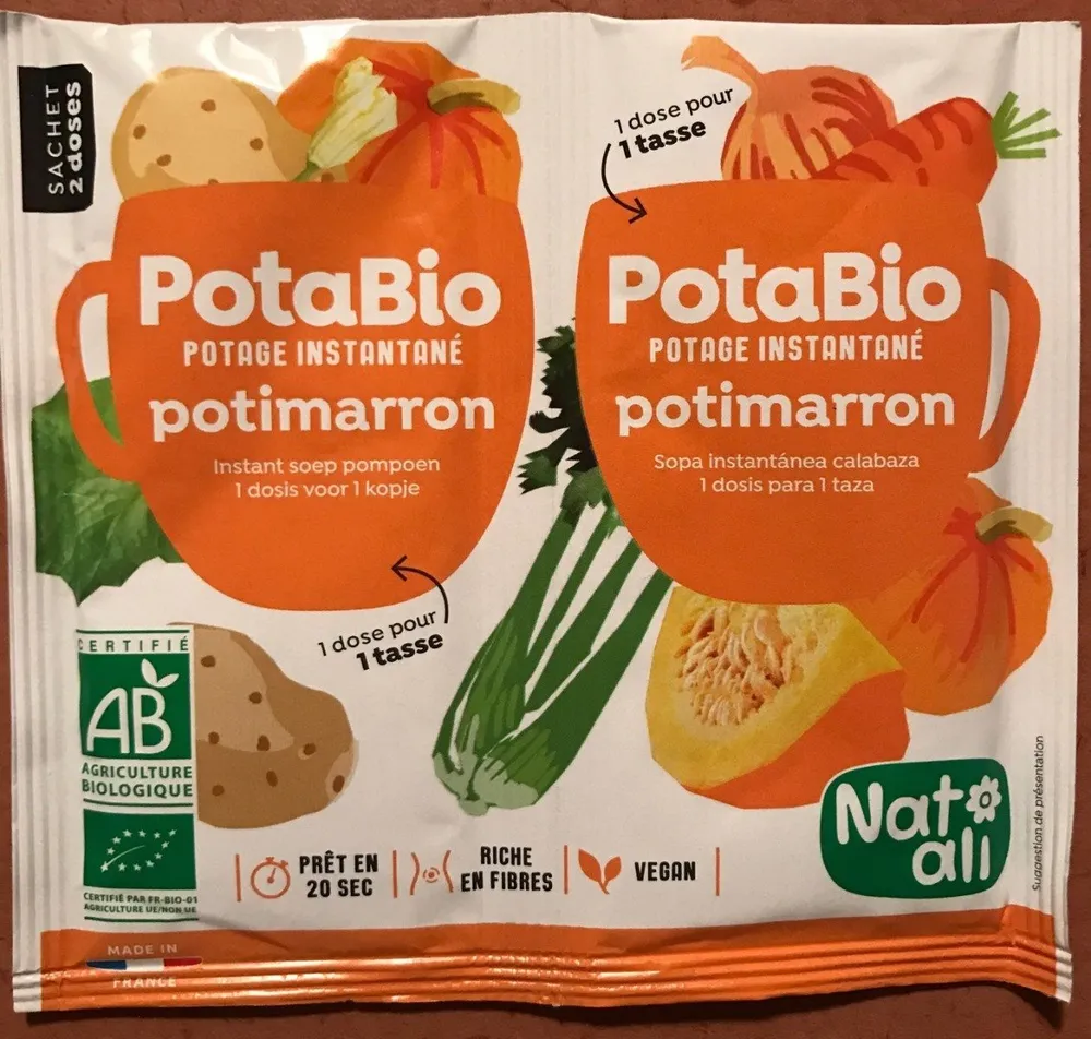Potage instantané Potimarron