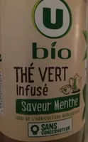 Thé vert infusé saveur menthe bio