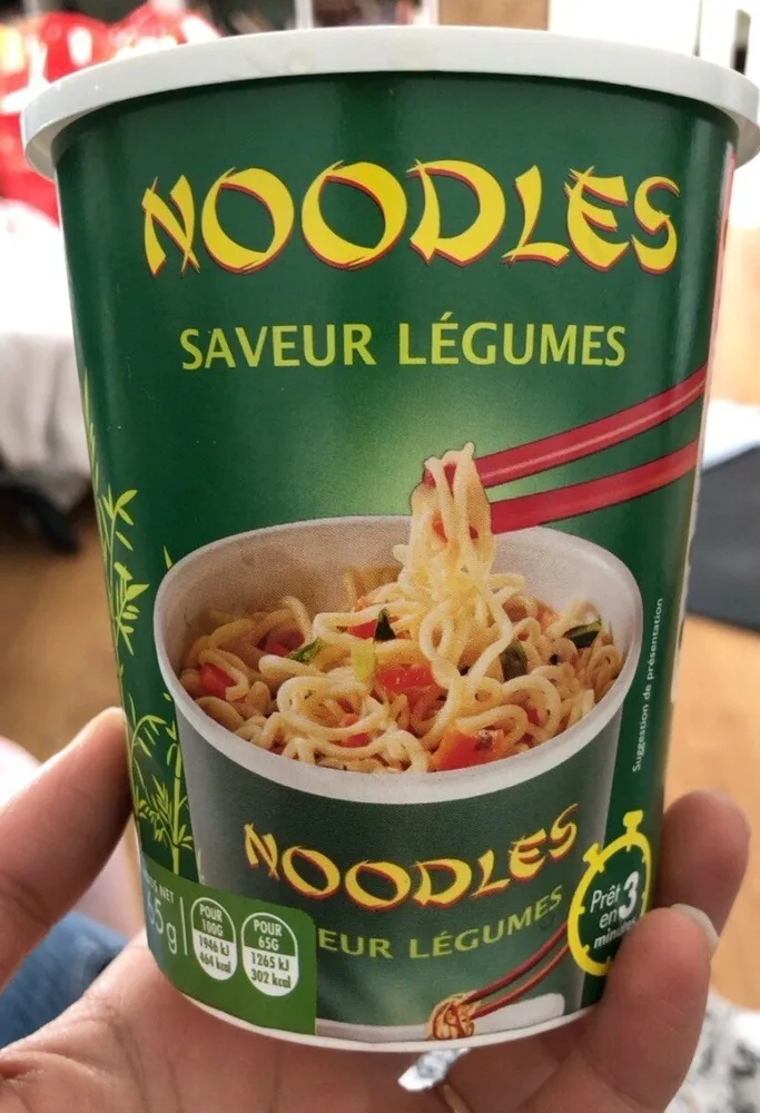 Noodles saveur légumes