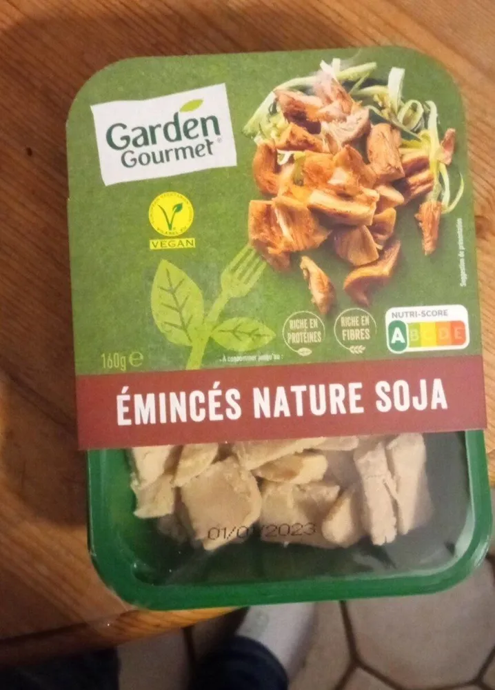 Émincés de soja