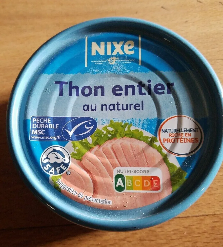 Thon entier au naturel