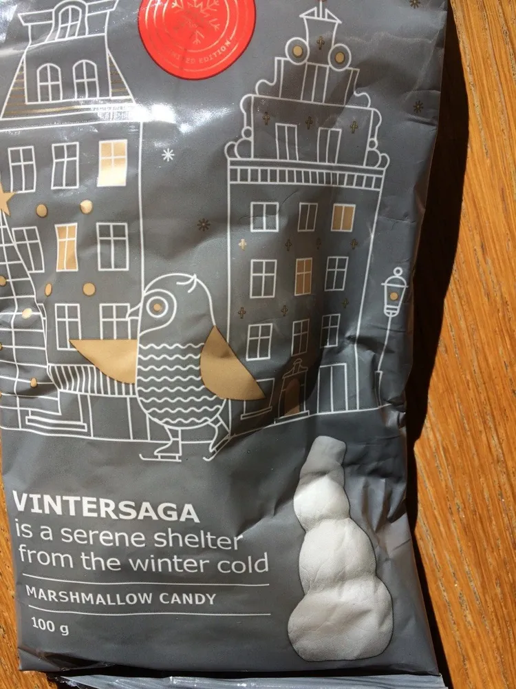 Vintersaga Marshmallow Candy Zakje 100 Gram