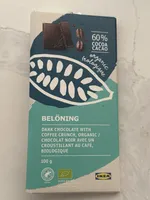 Dark Chocolate With Coffee Crunch, Organic