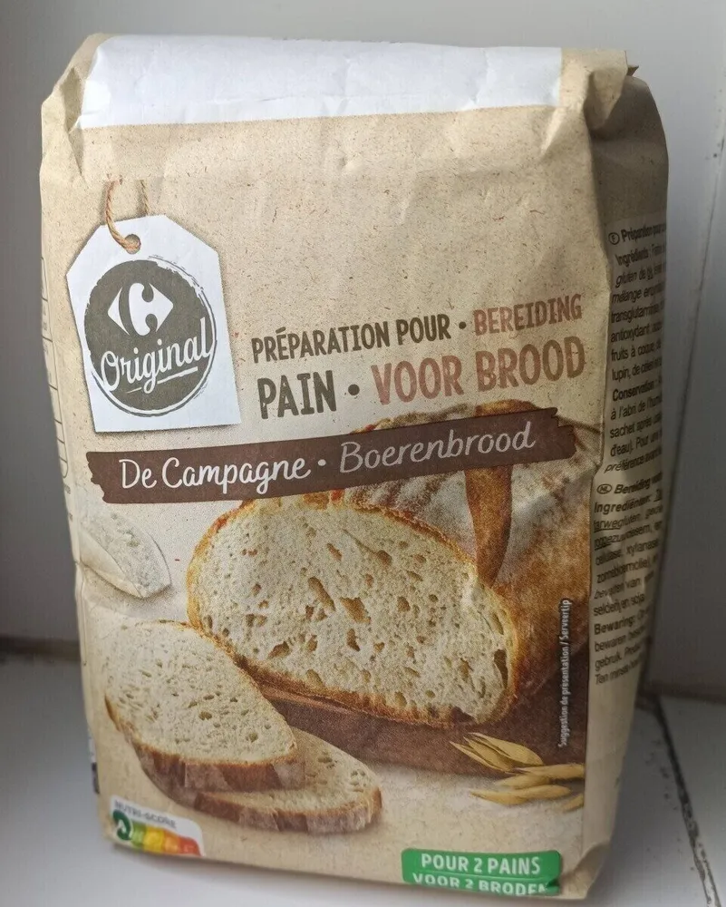 Préparation pour pain de campagne