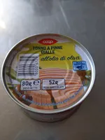Tonno a pine gialle all'olio di oliva