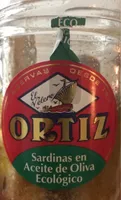 Sardinas en aceite de oliva Ortiz