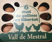 Ous de gallines en llibertat Vall de Mestral