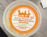 Fresh gourmet garlic bean dip