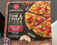 Thin crispy pizza