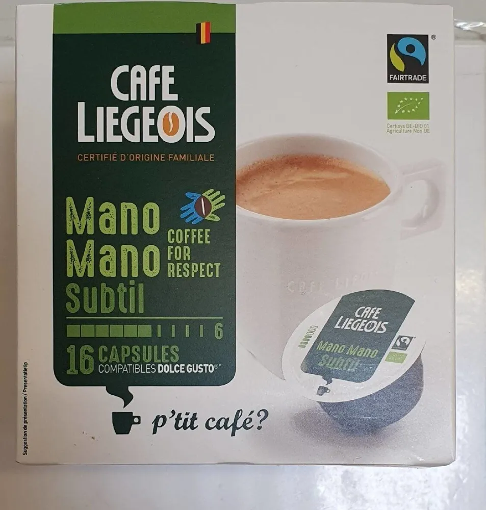 Cafe liegeois mano mano