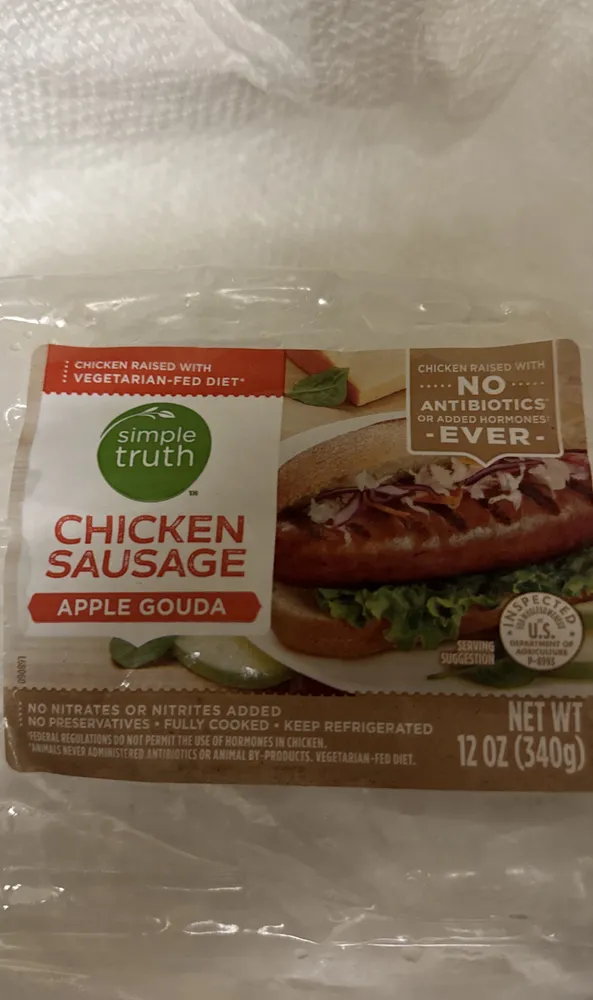 Chicken Sausage Apple Gouda