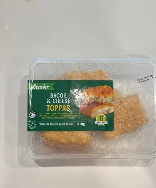 BACON & CHEESE TOPPAS