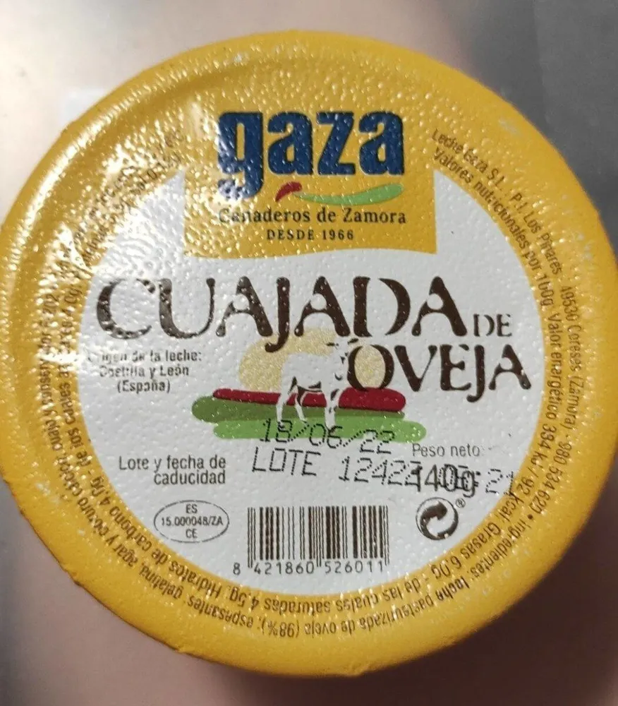 Cuajada de oveja