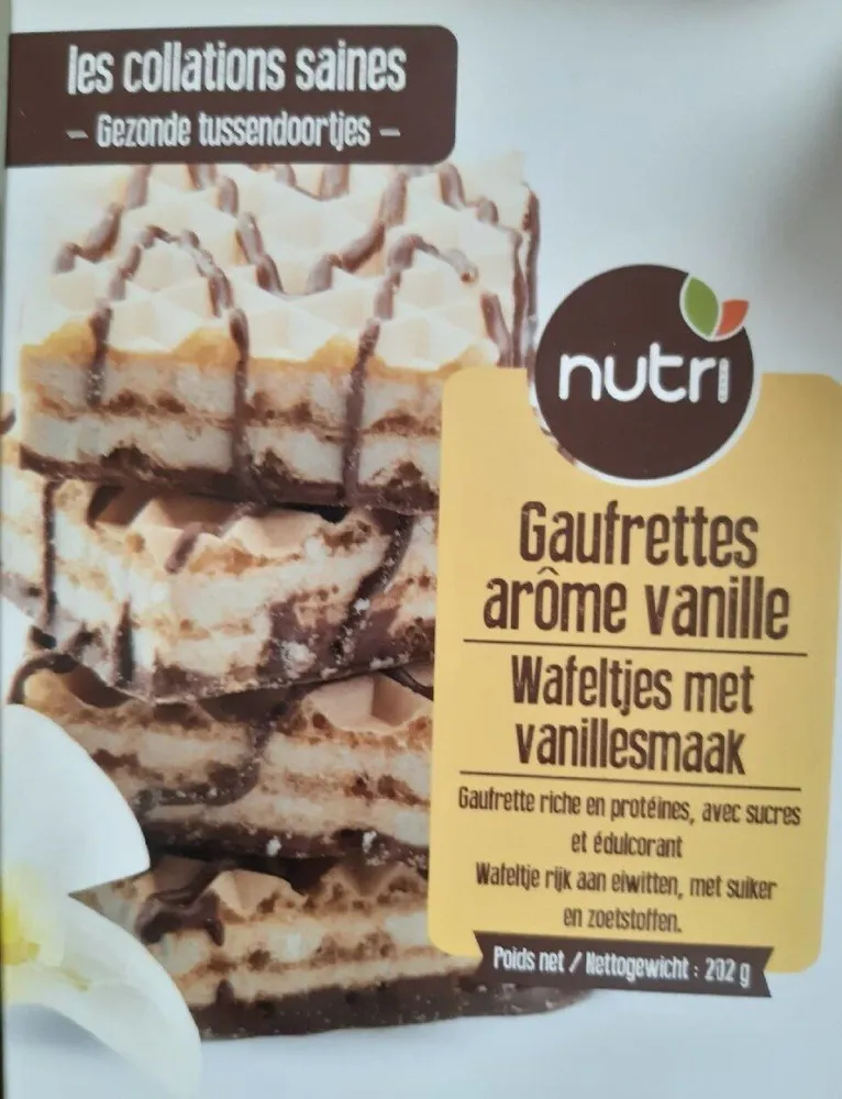 Gaufrettes arome vanille