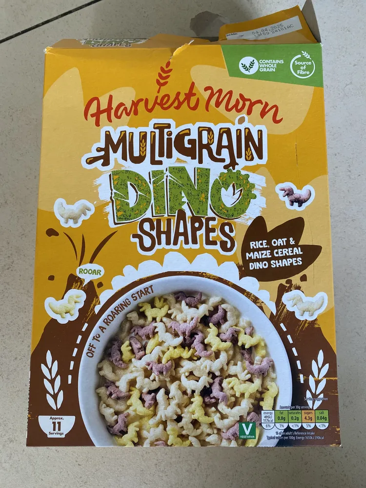 MULTIGRAIN DINO SHAPES