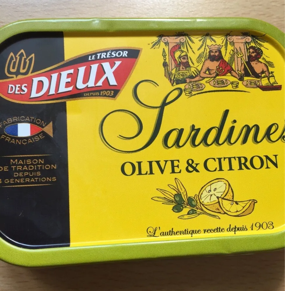 Sardines Olive et Citron